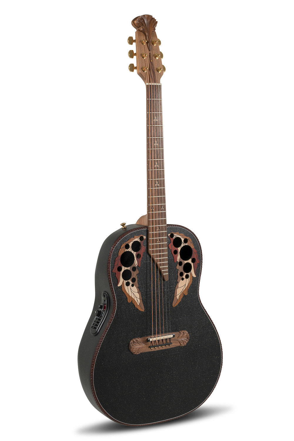 Elektro-akustinen kitara 1687GT Deep Non-Cutaway Black
