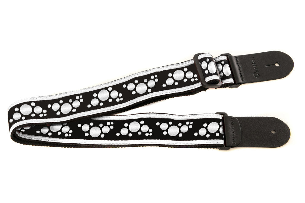 Kitarahihna Signature Nylon Valkoinen/Musta