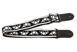 Kitarahihna Signature Nylon Valkoinen/Musta