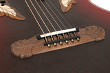 Elektro-akustinen kitara 1687GT Deep Non-Cutaway Reverse Red Burst