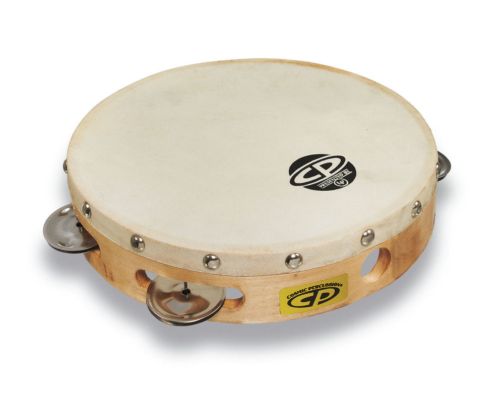 Latin Percussion CP Wood Tambourine 8", Single Row