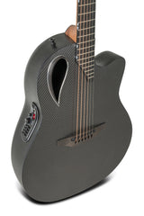 Elektro-akustinen kitara Adamas MD80-NWT Mid-Depth Contour Cutaway NWT musta