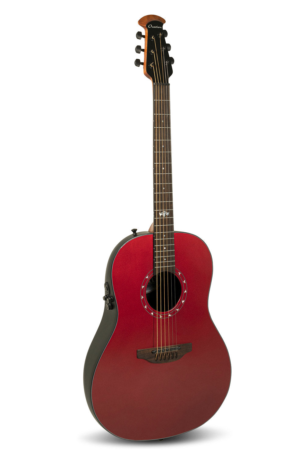Elektro-akustinen kitara Pro Series Ultra Mid-Depth Non-Cutaway Vampira Red
