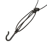 Klarinetin hihna Classic 2-Hook Musta, pituus 41,9 - 55,8 cm