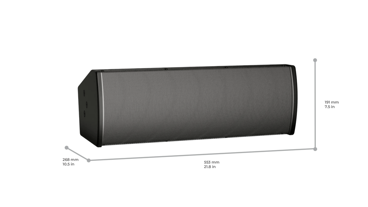 Bose Professional ArenaMatch Utility AMU206 Outdoor Kaiutin, Musta