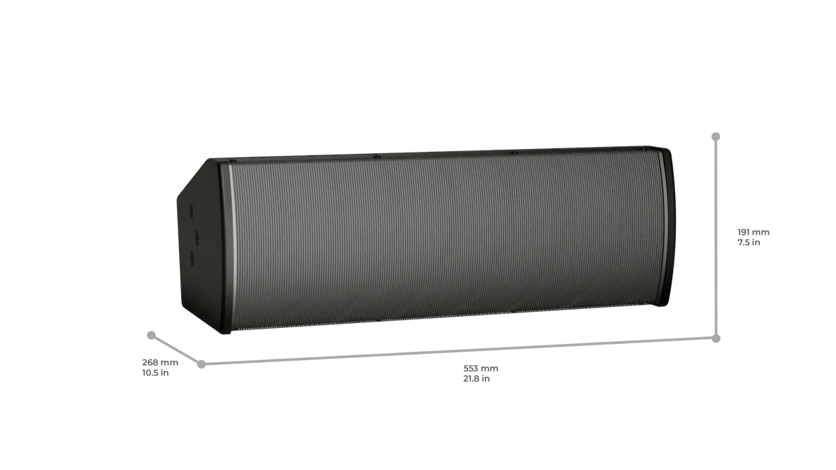 Bose Professional ArenaMatch Utility AMU206 Outdoor Kaiutin, Musta