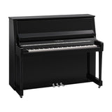 B30 akustinen piano musta kiiltävä kromi