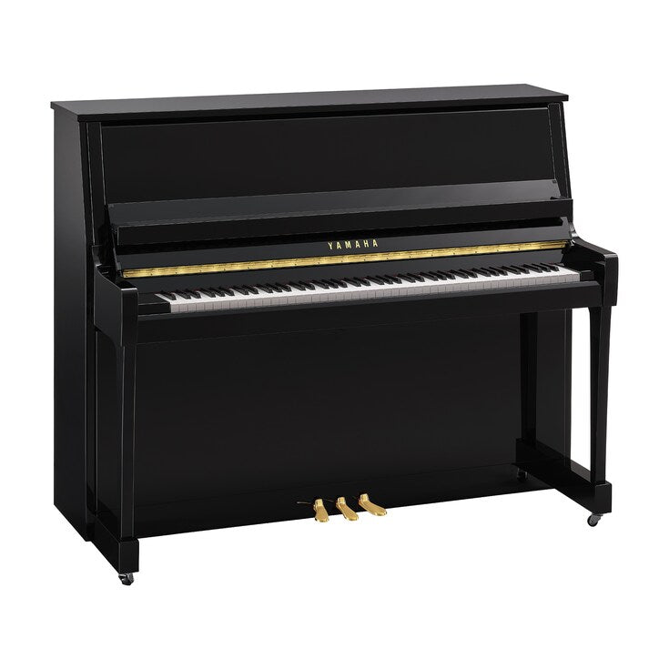 B30 akustinen piano musta kiiltävä