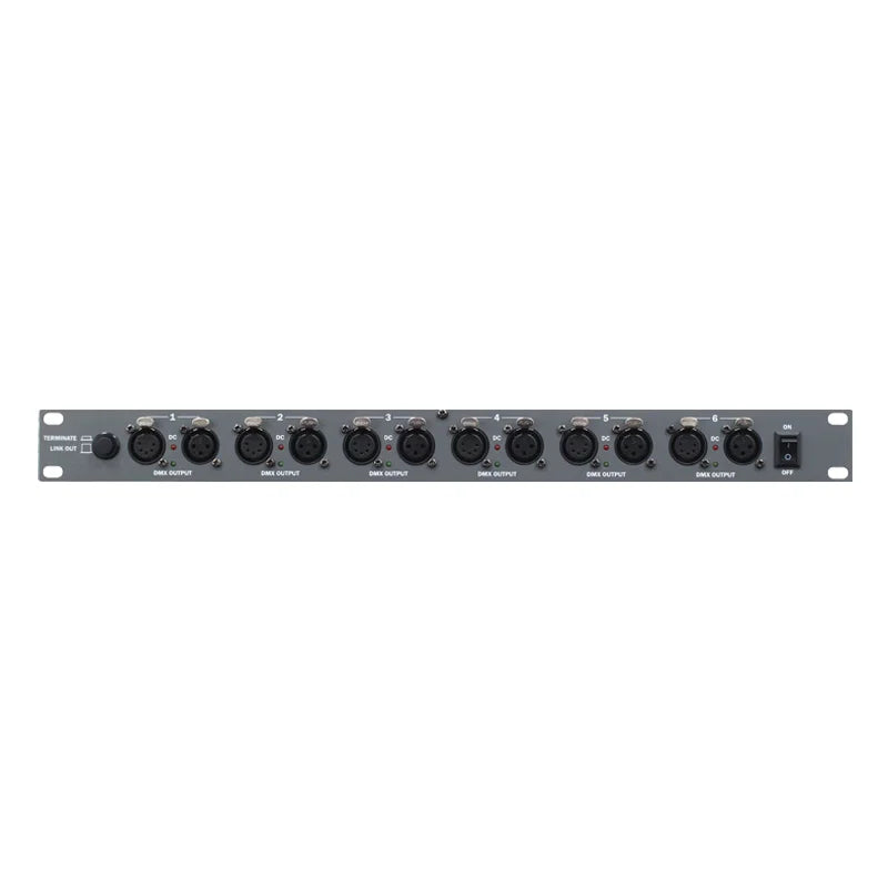 RS6 Rackmount DMX Distribution Splitter