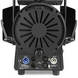 Theatre Spotlight with Fresnel Lens and 180 Watt Warm White LED in Black Housing