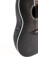 Celebrity Traditional Plus CS24P Mid Cutaway Transparent Blackburst Flame