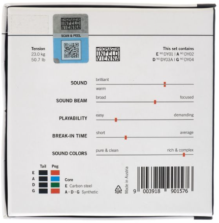 Dynamo viulun kielisarja 4/4