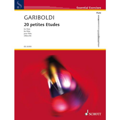 GARIBOLDI 20 PETITES ETUDES OP. 132 FLUTE