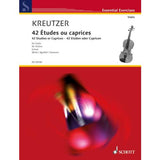 KREUTZER 42 ETUDES OU CAPRICES VIOLIN SCHOTT