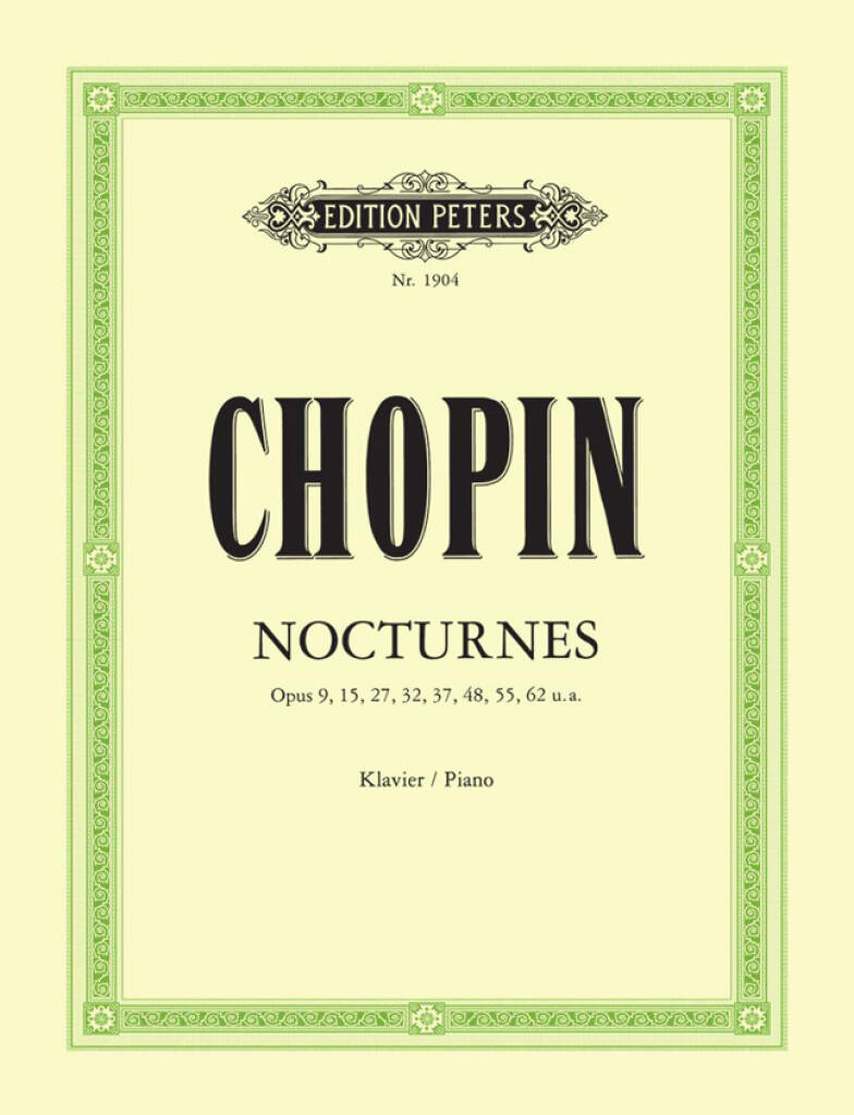 CHOPIN NOCTURNES PIANO PETERS