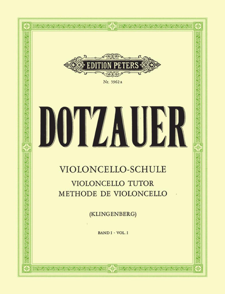 DOTZAUER VIOLONCELLOSCHULE 1 PETERS
