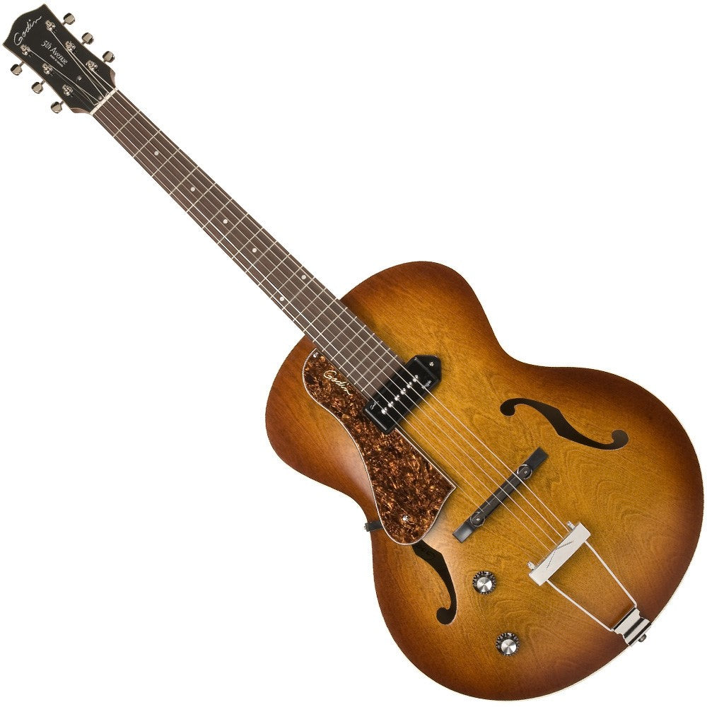 Godin 5th Avenue Cognac Burst LEFT