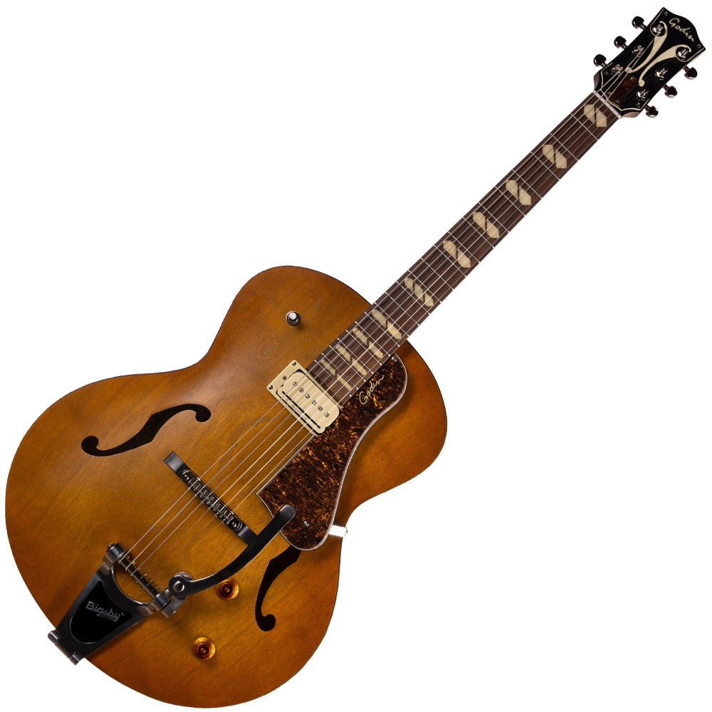 Godin 5th Avenue Jumbo P-Rail Harvest Gold