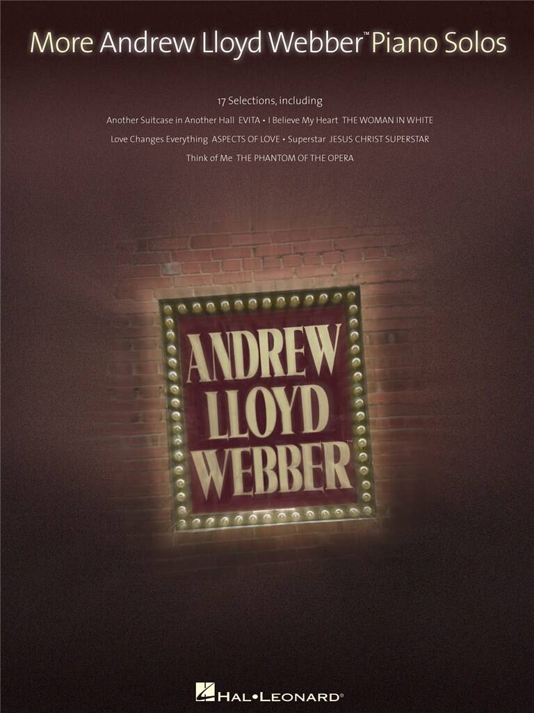 LLOYD WEBBER MORE PIANO SOLOS