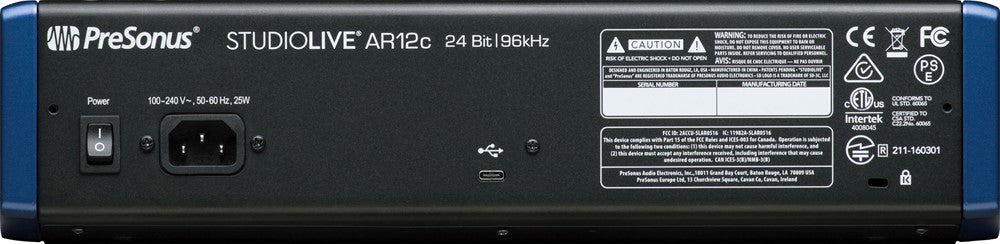 PreSonus StudioLive AR12c