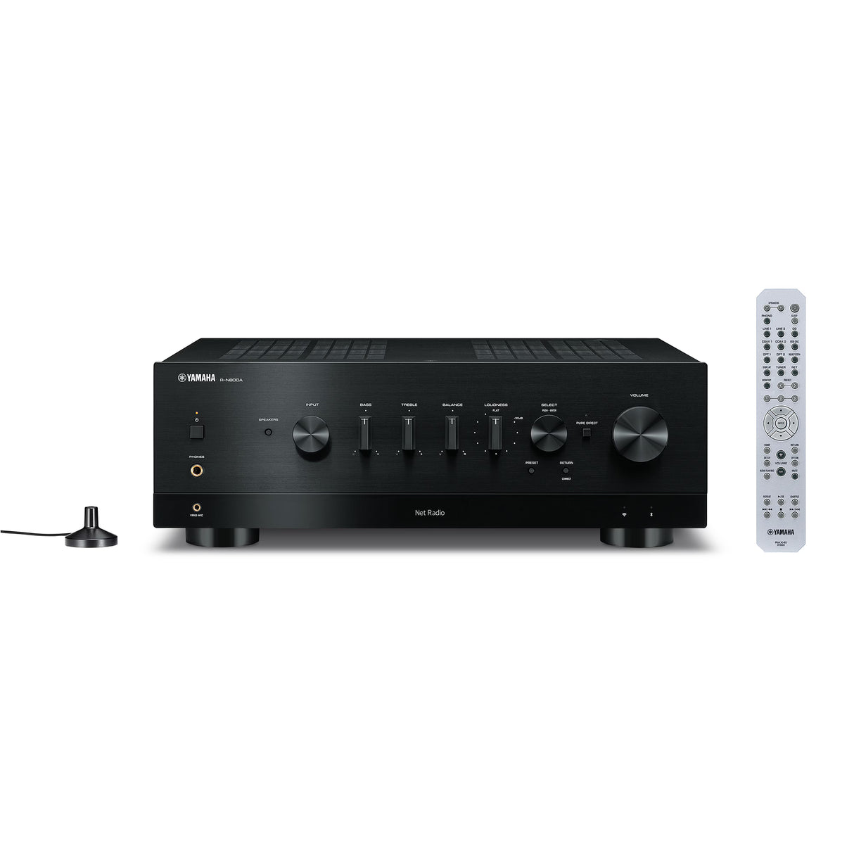 R-N800A Stereovahvistin, musta.