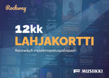Rockway-lahjakortti, 12 kk