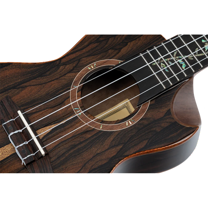 RUET-ZC Elite Series Ziricote elektroakustinen konserttiukulele