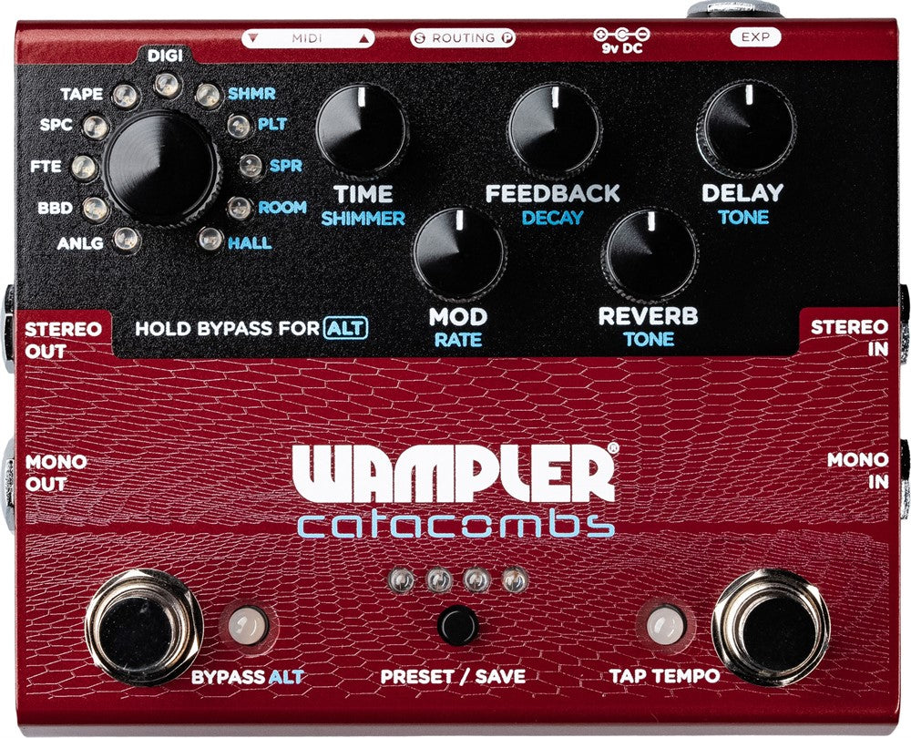 Wampler Catacombs Multi Reverb and Delay