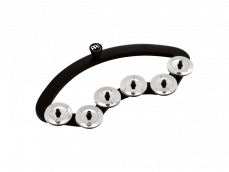 Meinl THH1B-BK Hammaslaitainen Hi-Hat Tamburiini, Messinki