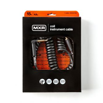MXR DCICB15R 3m Kierrekaapeli - Musta