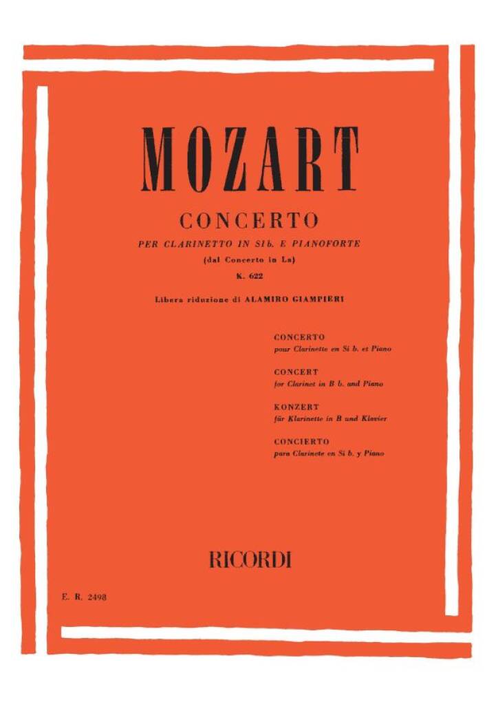 Mozart Concerto A-major KV 622
