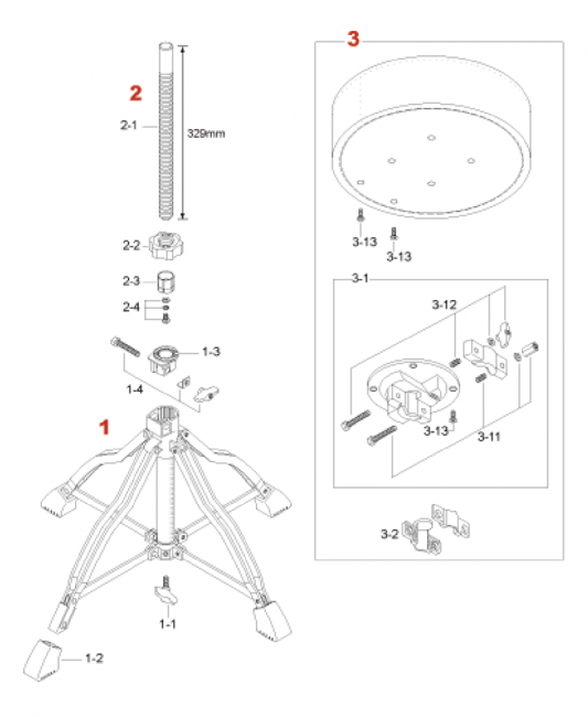 Tama Rock-Lok Drum Throne Bushing