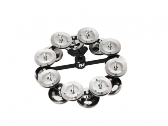 Meinl Headliner Series HTHH2BK Hi-Hat Tambourine - Double Row Steel