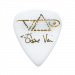Ibanez Steve Vai Signature Rubber Grip White -plektrat, 50 kpl
