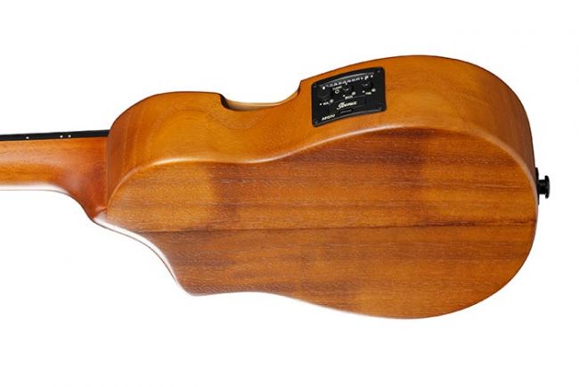Ibanez AUC10E-OPN ukulele mikrofonilla, pus