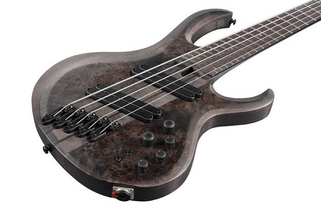 Ibanez BTB805MS-TGF bassokitara kotelolla