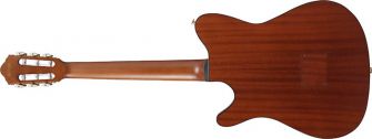 Ibanez FRH10N-BSF Nylon String Acoustic Guitar, Brown Sunburst Flat