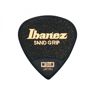 Ibanez Sandgrip Medium PPA16MSGBK -plektrat, 6 kpl
