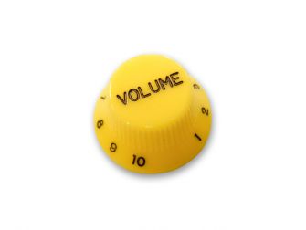 Ibanez Potentiometrin Nuppi Volume - Keltainen