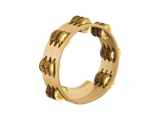 Meinl AE-MTA2B Artisan Edition Tambourine - Brass, Double Row