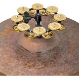 Meinl Headliner Series HTHH2B-BK Hi-Hat Tambourine - Double Row Brass