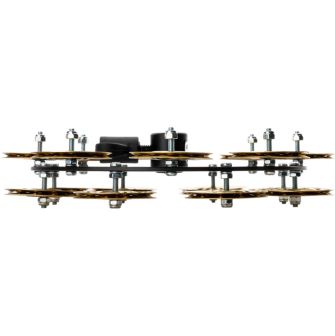 Meinl Headliner Series HTHH2B-BK Hi-Hat Tambourine - Double Row Brass