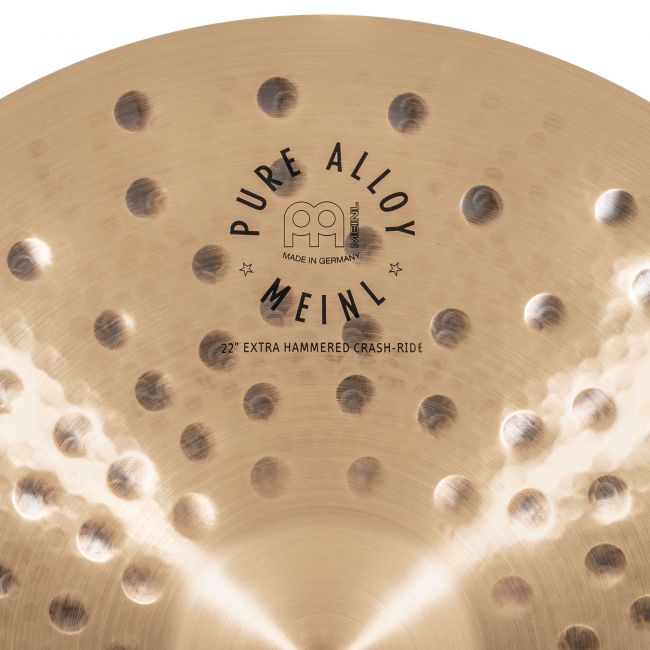 Meinl 22" Pure Alloy Extra Hammered Crash-Ride