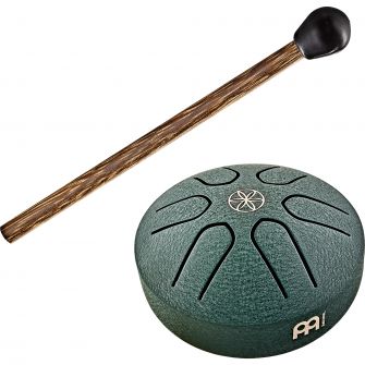 Meinl Sonic Energy Pocket Steel Tongue Drum, Dark Green