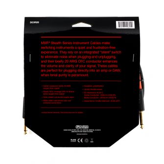 MXR Stealth Series 6m Instrument Cable