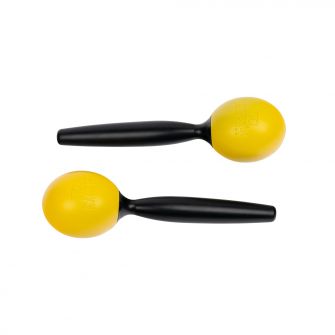 Nino Percussion NINO575Y Muoviset Marakassit, Medium, Keltainen