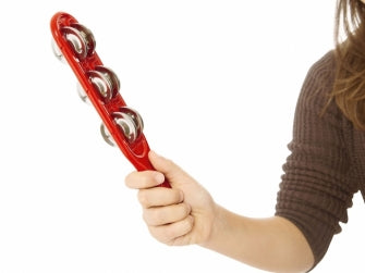 Nino Percussion NINO13BK Jingle Stick -helistin, musta