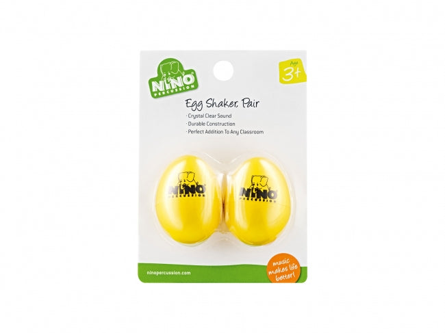 Nino Percussion NINO540Y-2 - Munamarakassit, Keltainen