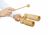 Nino Percussion NINO560 - Puinen Agogo (2 putkea)