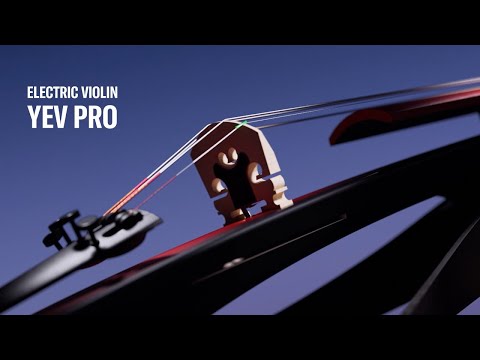 YEV-105PRODR Sähköviulu,Pro  5-kielinen, Punainen